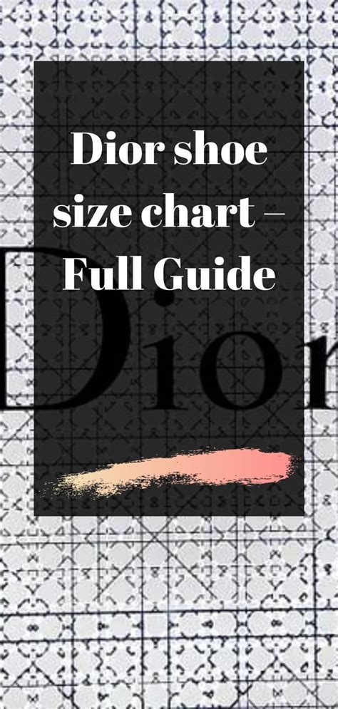 dior shoes shopstyle|Dior shoe size chart.